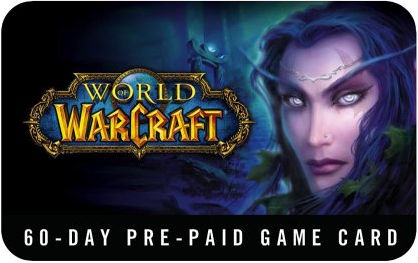 World of Warcraft 60 Day Pre-Paid Time Card