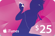 US $25 iTunes Gift Card