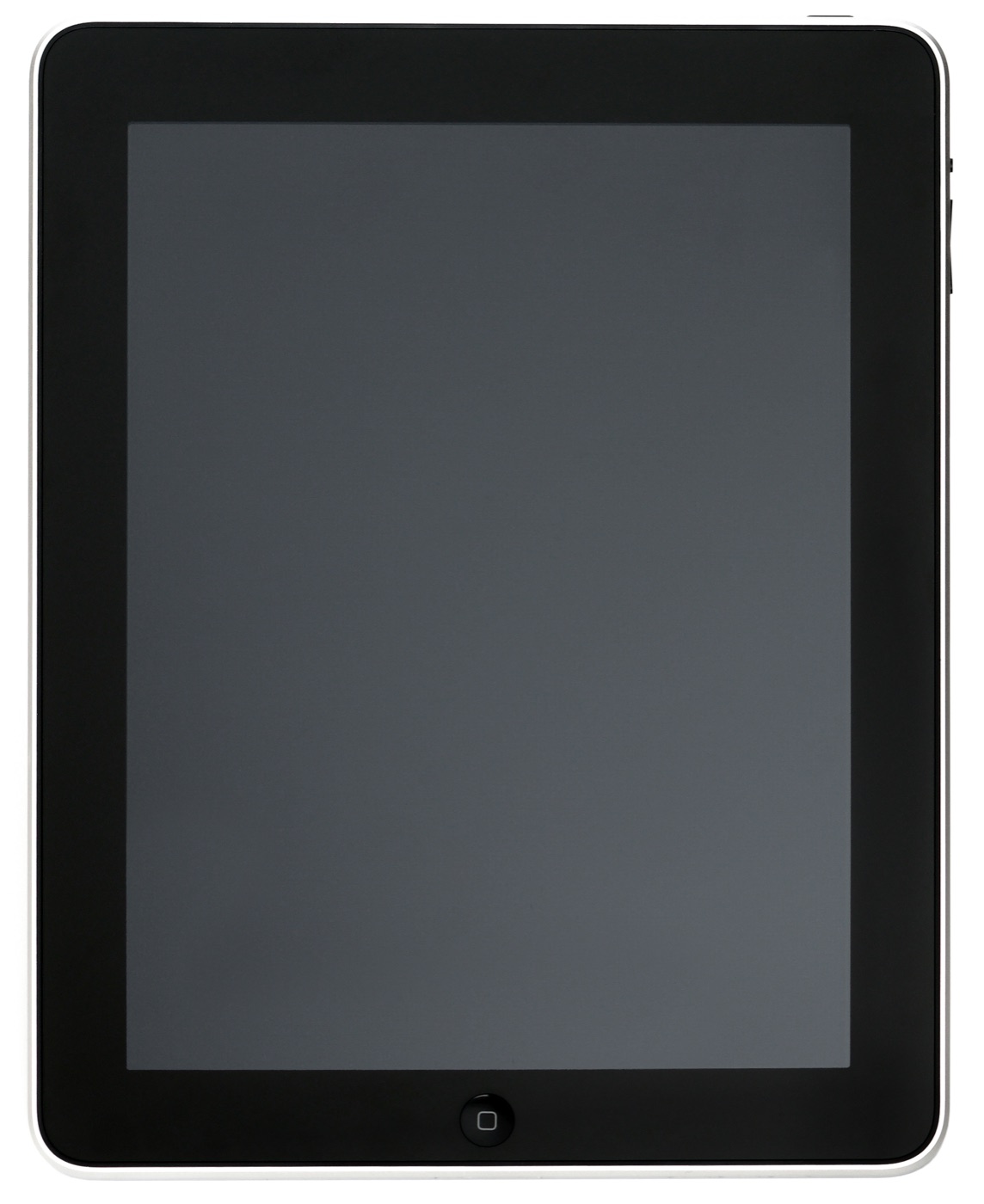The original Apple iPad from 2010, the device Steve Jobs introduced as a third category between phones and laptops