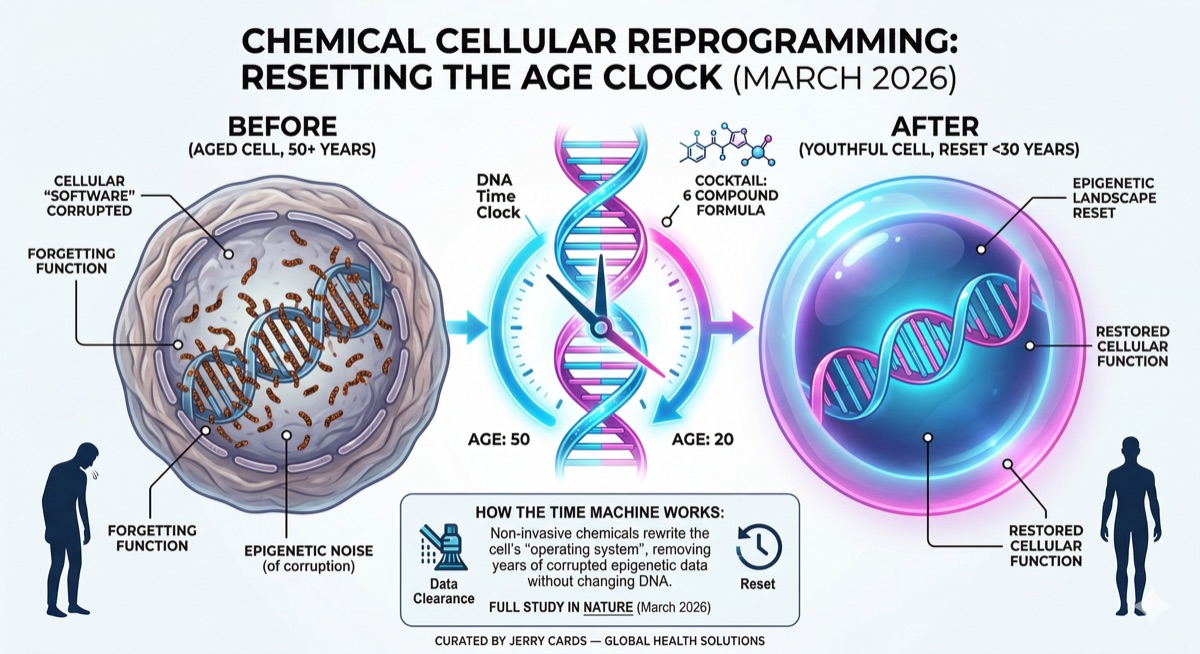 Chemical cellular reprogramming - before and after age clock reset